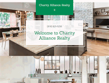 Tablet Screenshot of charityalliancerealty.com